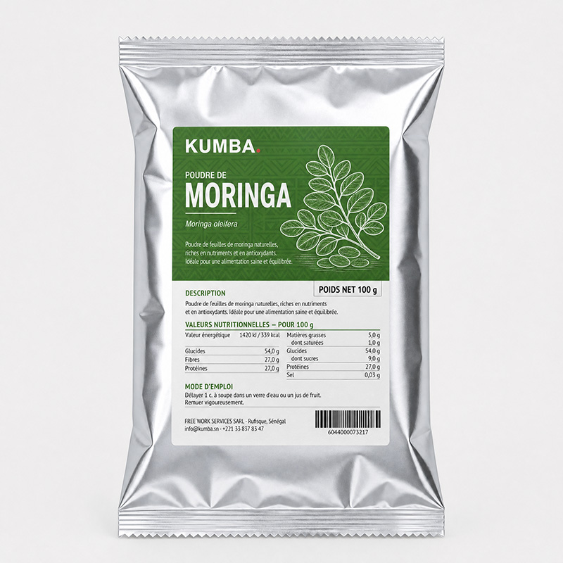 Poudre de moringa 100g